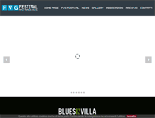 Tablet Screenshot of bluesinvilla.com